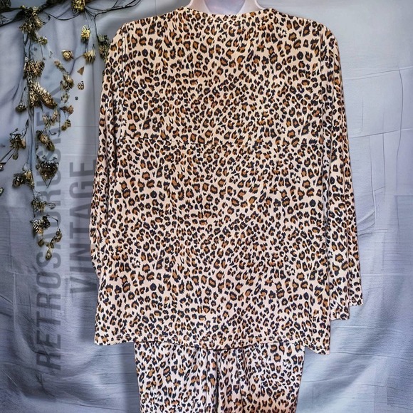 Leopard Print Pajamas - Picture 2 of 7